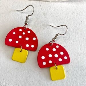 Magical Mushroom Earrings